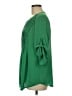BCBGMAXAZRIA 100% Polyester Green 3/4 Sleeve Blouse Size M - photo 5
