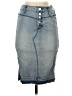 Bebe Blue Denim Skirt Size 27 waist - photo 1