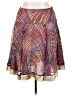 Metrostyle 100% Polyester Print Purple Casual Skirt Size 16 - photo 1