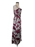 Unbranded 100% Polyester Floral Burgundy Cocktail Dress Size XS - photo 4