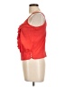 Double Zero 100% Polyester Red Sleeveless Blouse Size L - photo 5