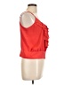 Double Zero 100% Polyester Red Sleeveless Blouse Size L - photo 4