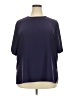 Notations 100% Polyester Blue Short Sleeve Blouse Size 2X - photo 1