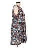 SimpleFun Print Blue Casual Dress Size L (estimated) - photo 4