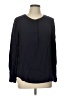 Theory 100% Rayon Black Long Sleeve Blouse Size L - photo 1