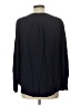Theory 100% Rayon Black Long Sleeve Blouse Size L - photo 2