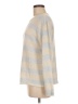 Zara Stripes Silver Ivory Pullover Sweater Size M - photo 5