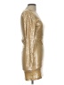 Forever 21 Metallic Gold Cocktail Dress Size L - photo 4