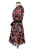GOEN.J 100% Polyester Floral Orange Casual Dress Size XS - photo 5