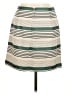 Hutch Stripes Green Casual Skirt Size 8 - photo 2