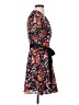 GOEN.J 100% Polyester Floral Orange Casual Dress Size XS - photo 4