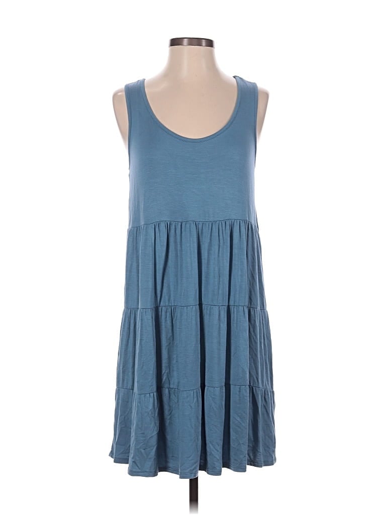 Pre-owned Pink Lily Casual Dress In Blue