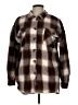 Passport Plaid Brown Coat Size L - photo 1