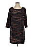 BCBGeneration 100% Polyester Tweed Black Casual Dress Size S - photo 1