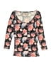 Mudd Floral Pink 3/4 Sleeve T-Shirt Size XS (kids) - photo 1