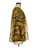 CAbi 100% Polyester Floral Multi Color Yellow 3/4 Sleeve Blouse Size M - photo 4