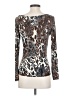 Julienne W. Brown Long Sleeve Top Size XS - photo 2