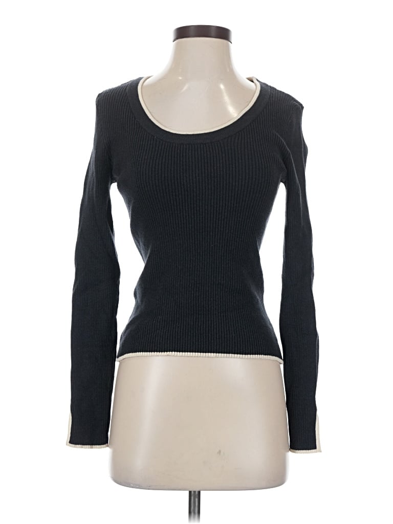 Pre-owned Vero Moda Long Sleeve T-shirt In Black