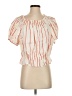 Lewit Orange Short Sleeve Blouse Size XS - photo 1