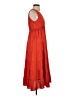 Max Studio Solid Orange Casual Dress Size XS - photo 4