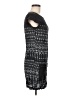 Warehouse 100% Viscose Tweed Black Casual Dress Size UK 10 / US 6 - photo 4