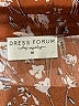 Dress Forum 100% Polyester Brown Long Sleeve Blouse Size M - photo 7
