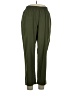Flex Solid Green Casual Pants Size XL - photo 1