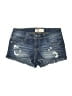 L.e.i. Blue Denim Shorts Size 3 Regular - photo 1