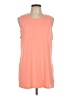 Athleta Orange Sleeveless T-Shirt Size L - photo 1