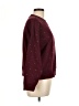 A New Day Polka Dots Burgundy Pullover Sweater Size L - photo 4