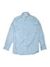 Nordstrom 100% Cotton Solid Blue Long Sleeve Button-Down Shirt Size 10 - photo 1