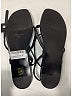OFF-WHITE 100% Leather Black Sandals Size EU 39 - photo 8