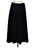 Lands' End Solid Black Formal Skirt Size 8 - photo 1