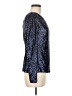 Rachel Zoe Silver Blue Long Sleeve Top Size 6 - photo 4