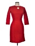 Assorted Brands 100% Polyester Red Cocktail Dress Size EU 40 / US 10 - photo 1