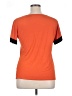 Sarin Mathews Color Block Orange Short Sleeve Top Size XL - photo 2