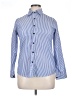 Unbranded Stripes Blue Long Sleeve Button-Down Shirt Size XL - photo 1