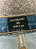 Just Black Stripes Blue Jeans Size 25 waist - photo 4