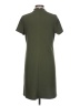 Elle Solid Green Casual Dress Size L - photo 2