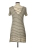 Olivia Rae Stripes Tan Casual Dress Size L - photo 2