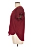 Meraki 100% Polyester Burgundy Short Sleeve Blouse Size L - photo 5