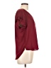Meraki 100% Polyester Burgundy Short Sleeve Blouse Size L - photo 4