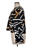 Shein Curve 100% Polyester Print Black Long Sleeve Blouse Size 1X - photo 5