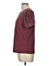 Shein Burgundy Short Sleeve Top Size M - photo 5
