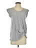 Lyssé Gray Short Sleeve Top Size S - photo 1