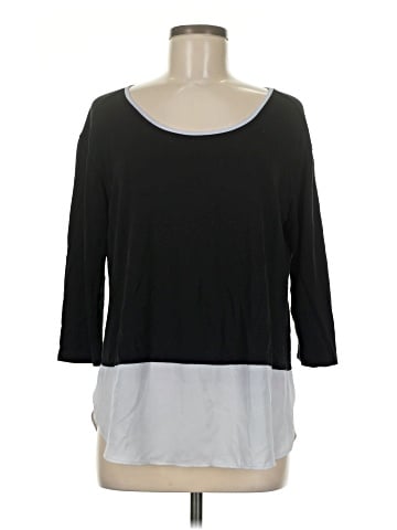 Bleu 3/4 Sleeve T-Shirt (view 1)
