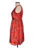 Parameters 100% Silk Paisley Orange Cocktail Dress Size 2 - photo 5