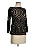 Julian Chang 100% Polyester Black 3/4 Sleeve Top Size XS - photo 2