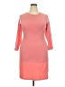 Assorted Brands Solid Pink Casual Dress Size XXL - photo 1