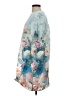 Jade 100% Polyester Floral Blue Cocktail Dress Size XS - photo 5